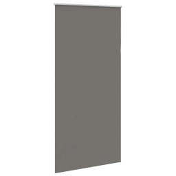 vidaXL Rolgordijn verduisterend 115x210 cm stofbreedte 110,7 cm grijs