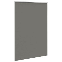 vidaXL Rolgordijn verduisterend 160x210 cm stofbreedte 156,6 cm grijs