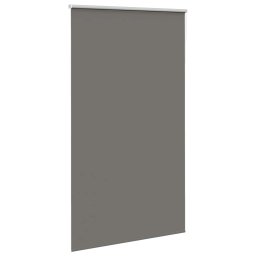 vidaXL Rolgordijn verduisterend 125x230 cm stofbreedte 121,6 cm grijs