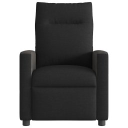 vidaXL Fauteuil verstelbaar stof zwart