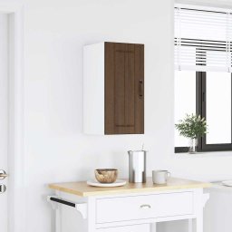 vidaXL Keukenbovenkast Lucca bewerkt hout bruin eikenkleur