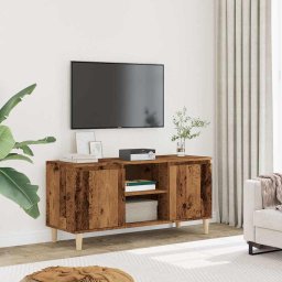 vidaXL Tv-meubel 102x35x50 cm bewerkt hout oud houtkleurig