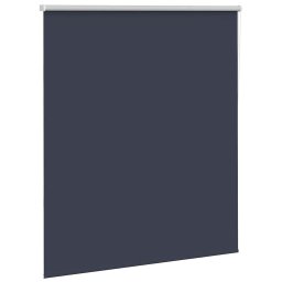 vidaXL Rolgordijn verduisterend 140x150 cm stofbreedte 136,6 cm blauw