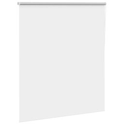 vidaXL Rolgordijn verduisterend 125x130 cm stofbreedte 121,6 cm wit