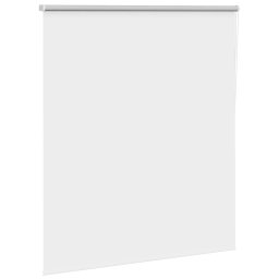 vidaXL Rolgordijn verduisterend 140x130 cm stofbreedte 136,6 cm wit