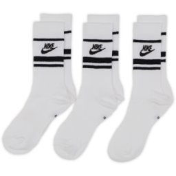 Nike Chaussettes X3 Crew Stripe Wit/zwart Dames 43/46