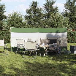 vidaXL Windscherm camping waterdicht 340x130 cm groen