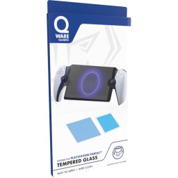 Qware Gaming - Tempered Glass - geschikt voor Playstation Portal - Screenprotector - Gehard Glas - B