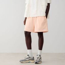 Nike Short Club Fleece Flow Roze/wit Heren xs