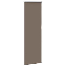 vidaXL Rolgordijn verduisterend koffie 40x130 cm stofbreedte 35,7 cm