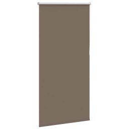 vidaXL Rolgordijn verduisterend koffie 85x130 cm stofbreedte 80,7 cm