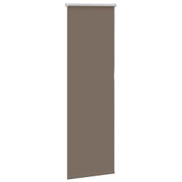 vidaXL Rolgordijn verduisterend koffie 40x150 cm stofbreedte 35,7 cm