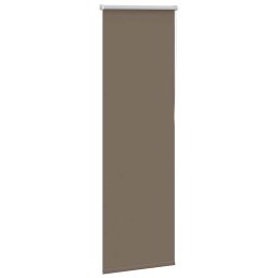 vidaXL Rolgordijn verduisterend koffie 40x175 cm stofbreedte 35,7 cm