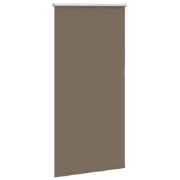 vidaXL Rolgordijn verduisterend koffie 75x175 cm stofbreedte 70,7 cm