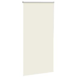 vidaXL Rolgordijn verduisterend gebroken wit 85x175 cm stofbreedte