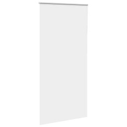 vidaXL Rolgordijn verduisterend 90x210cm stofbreedte 85,7 cm wit