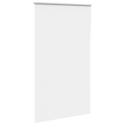 vidaXL Rolgordijn verduisterend 140x210 cm stofbreedte 136,6 cm wit