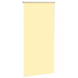 vidaXL Rolgordijn verduisterend 80x130 cm stofbreedte 75,7cm geel