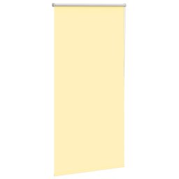 vidaXL Rolgordijn verduisterend 75x150 cm stofbreedte 70,7cm geel