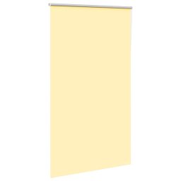 vidaXL Rolgordijn verduisterend 135x230 cm stofbreedte 131,6 cm geel