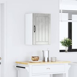 vidaXL Keukenbovenkast Lucca bewerkt hout betongrijs