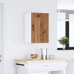 vidaXL Keukenbovenkast Lucca bewerkt hout oud houtkleurig