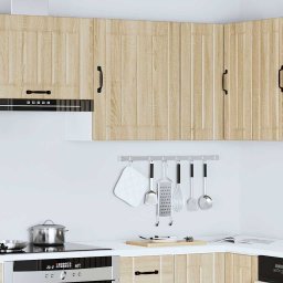 vidaXL Keukenbovenkast Lucca bewerkt hout sonoma eikenkleurig