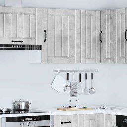 vidaXL Keukenbovenkast Lucca bewerkt hout betongrijs