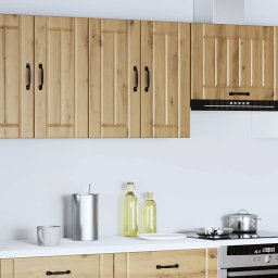 vidaXL Keukenbovenkast Lucca bewerkt hout artisanaal eikenkleur