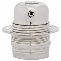 vidaXL Lamphouders 2 st nikkel satijn E27