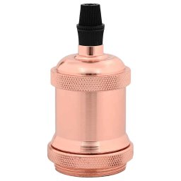 vidaXL Lamphouders 2 st roségoud E27