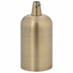 vidaXL Lamphouders 2 st brons E27