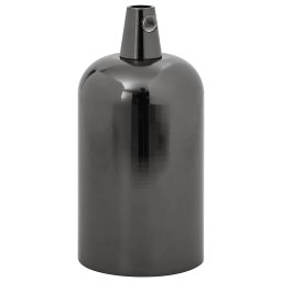 vidaXL Lamphouders 2 st glanzend zwart E27