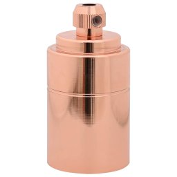 vidaXL Lamphouders 2 st roségoud E27