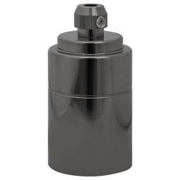 vidaXL Lamphouders 2 st glanzend zwart E27