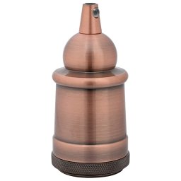 vidaXL Lamphouders 2 st rood brons E27