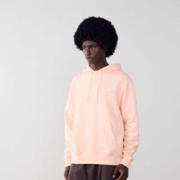 Nike Hoodie Club Small Logo Roze/wit Heren xl