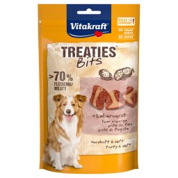 2x120g Treaties Bits Leverworst Vitakraft Hondensnacks