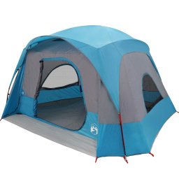 vidaXL Gezinstent 6-persoons waterdicht blauw