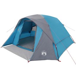 vidaXL Gezinstent 6-persoons waterdicht blauw
