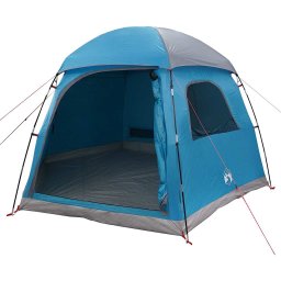 vidaXL Familietent iglo 6-persoons waterdicht blauw