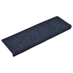 vidaXL Trapmatten Zelfklevend 30 stuks 65x21x4 cm Blauw Rechthoekige Rand