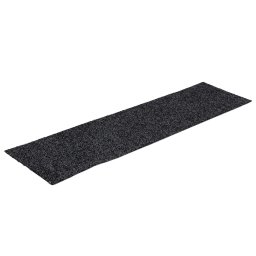 vidaXL Trapmatten Zelfklevend 30 stuks 76x20 cm donkergrijs Rechthoekig