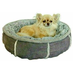 HONDENMAND PLUCHE DONUT GRIJS 51X51X13 CM