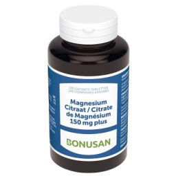 Bonusan Magnesiumcitraat 150 mg plus 120 tabletten
