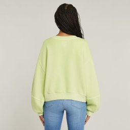 Overdyed Big Sleeve Oversized Sweater - Grijs - Dames