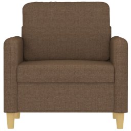 vidaXL Fauteuil 60 cm stof bruin