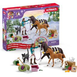 schleich Horse Club Adventskalender 2024 - Paarden Speelgoed - 24 Unieke Items - Voor Jongens en Mei