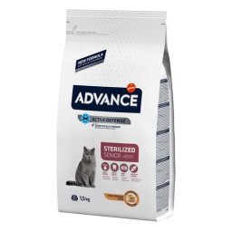 ADVANCE CAT STERILIZED SENSITIVE SENIOR 10+ 1,5 KG