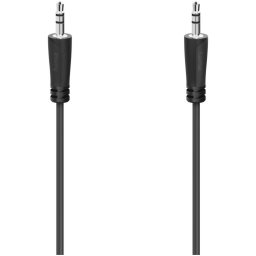Hama AUDIOKABEL 3,5-MM-JACK - 3,5-MM-JACK, STEREO, 3,0 M Audio kabel Zwart